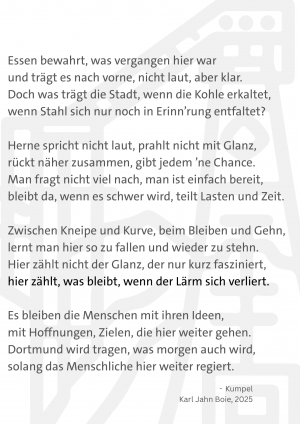 Poster (Din A4): Kumpel/Ruhrgebiet